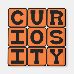 Neugier, was die Katze umbrachte Magnet