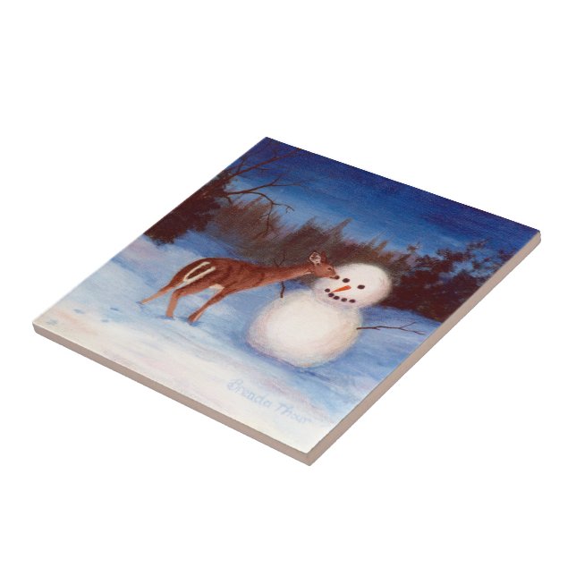 Neugier-Weihnachtsfliese Fliese (Seite)