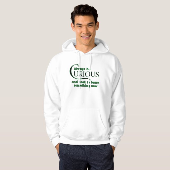 Neugierig 7W Hoodie (Vorne ganz)
