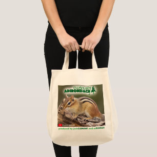 Neugierig Adirondack Taschentasche (Chipmunk) Tragetasche