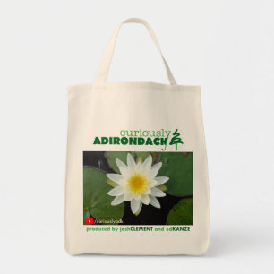 Neugierig Adirondack Taschentasche (Wasser-Lilie) Tragetasche