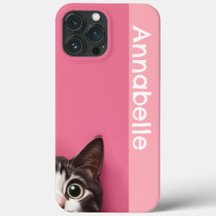 Neugierig auf Kitty Pink Case-Mate iPhone Hülle