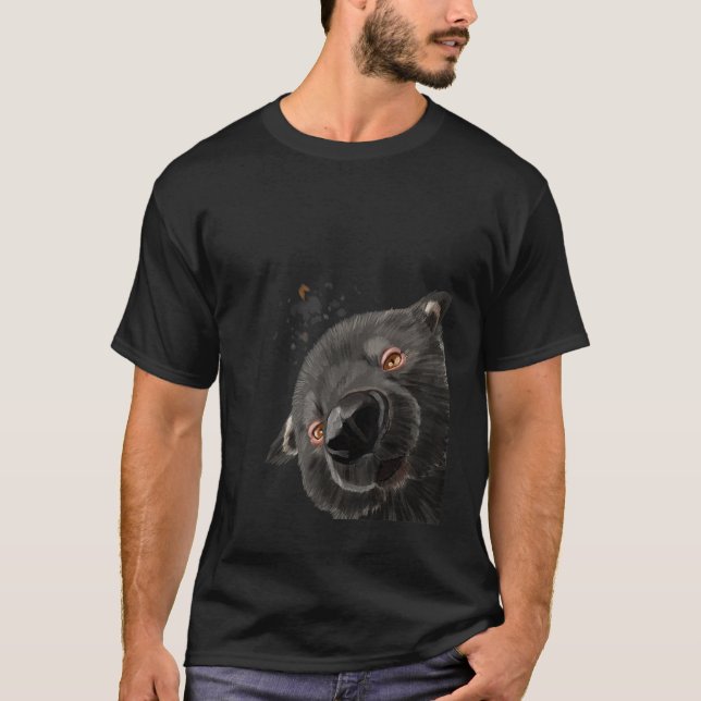Neugierig Binturong T-Shirt (Vorderseite)