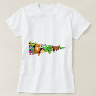 Neugierige Außerirdischen Funny T - Shirt