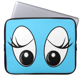Neugierige Eyes Custom Colors Laptop Sleeve