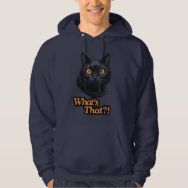 Neugierige Feline: Überraschende Schwarze Katze-Il Hoodie