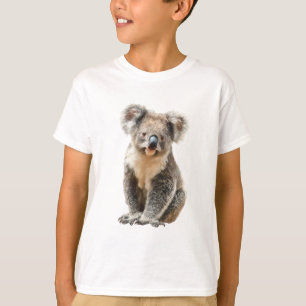 Neugierige Fluffige Australische Koala-Kinder T-Shirt