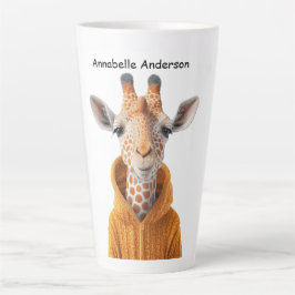 Neugierige Giraffe Milchtasse
