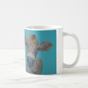 Neugierige Jerseykuh Kaffeetasse