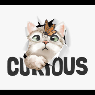 Neugierige Katze Baby T-shirt