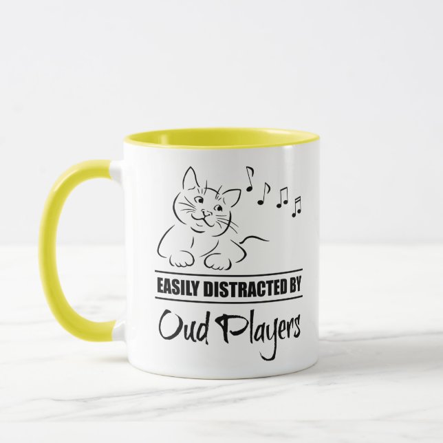 Neugierige Katze, leicht von Oud-Spielern abgelenk Tasse (Links)