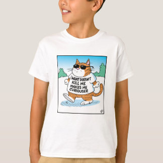 Neugierige Katze T-Shirt