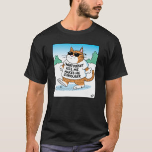 Neugierige Katze T-Shirt
