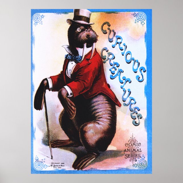 Neugierige Kreaturen - Siegel Poster (Vorne)