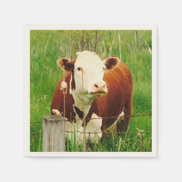 Neugierige Kuh 4Ricky Serviette