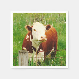 Neugierige Kuh 4Ricky Serviette