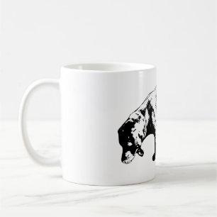 Neugierige Labrador Sniffing Ink Art Tasse