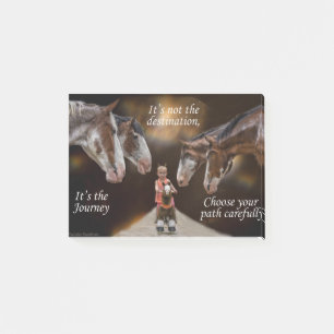 Neugierige Pferde Post-it Klebezettel