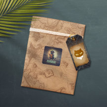 Neugierige Piratenkatze entziffert alte Geheimniss