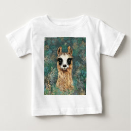 Neugieriger Baby Llama - Niedlich - Lächeln T-shirt