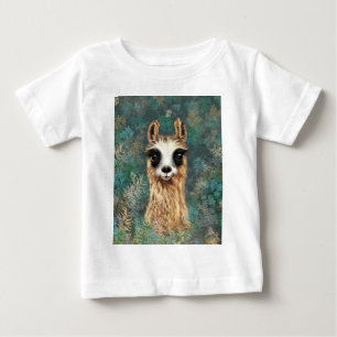 Neugieriger Baby Llama - Niedlich - Lächeln T-shirt