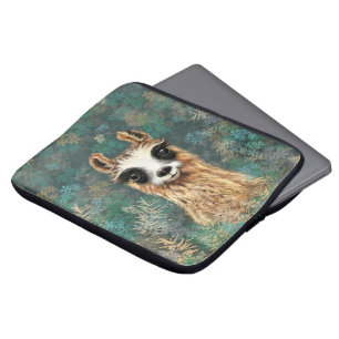 Neugieriger Baby Llama - Niedlich Laptopschutzhülle