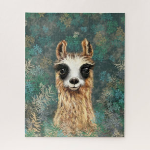 Neugieriger Baby Llama - Niedlich - Puzzle