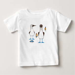 Neugieriger bläufüßiger T - Shirt
