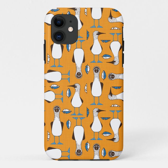 Neugieriger Blaufüßiger Vogel - iPhone/iPad-Gehäus Case-Mate iPhone Hülle (Rückseite)