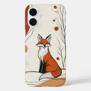 Neugieriger Fuchs iPhone 16 Hülle