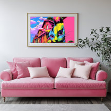 Neugieriger Kolossus: Die Riesenkatze im Nachbarla