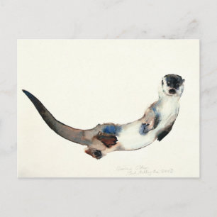 Neugieriger Otter 2003 Postkarte