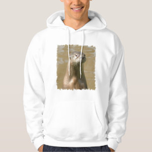 Neugieriger Otter-mit Kapuze Sweatshirt