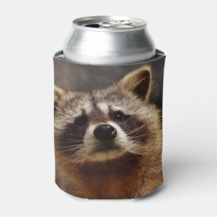Neugieriger Raccoon Dosenkühler
