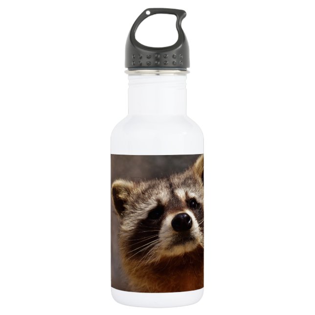 Neugieriger Raccoon Trinkflasche (Vorderseite)
