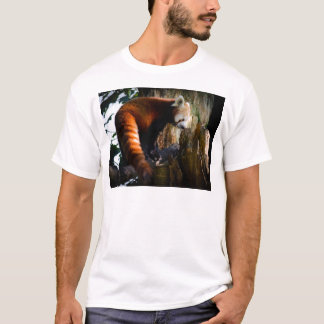 neugieriger roter Panda T-Shirt