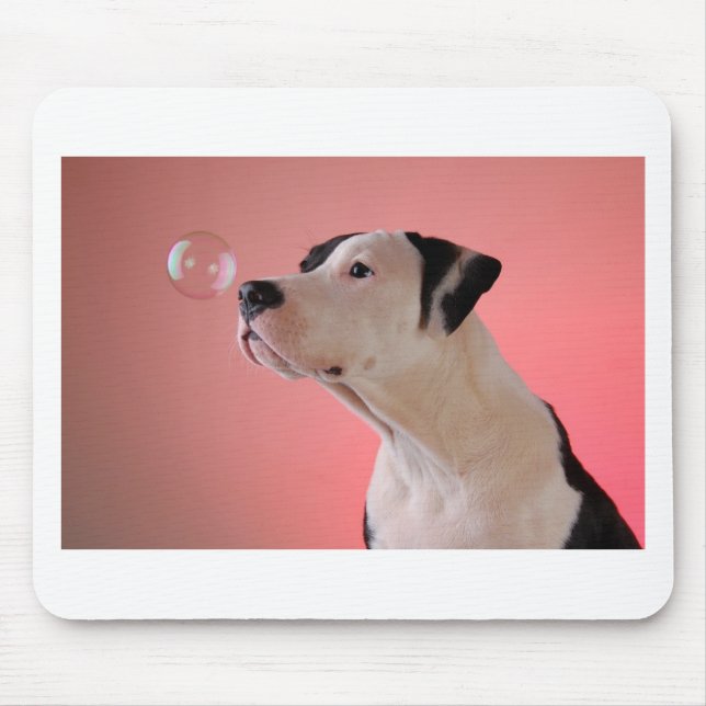 Neugieriger Welpe Mousepad (Vorne)