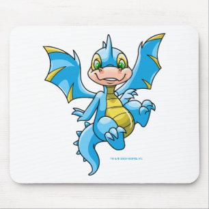 Neugieriges blaues Scorchio Mousepad
