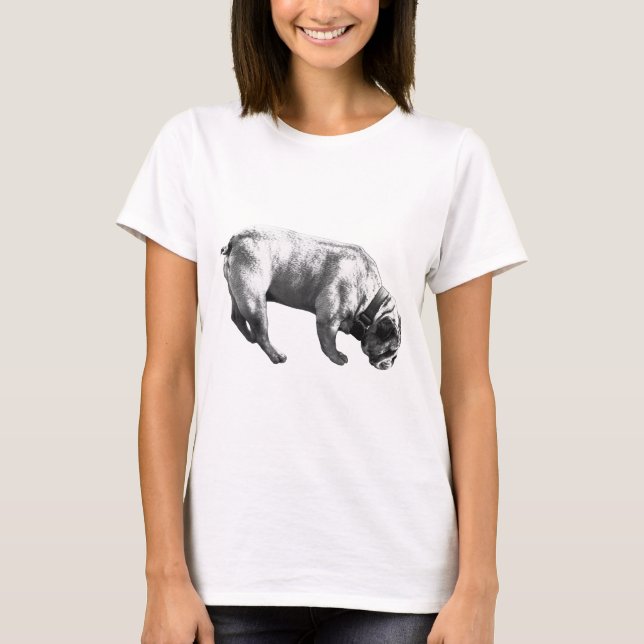 Neugieriges Grau, sanfte Stärke T-Shirt (Vorderseite)