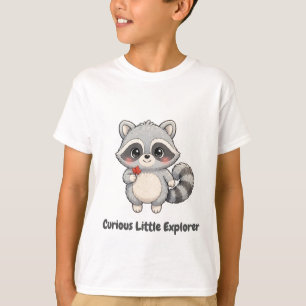 Neugieriges kleines Entdecker-Kinder-T-Shirt T-Shirt