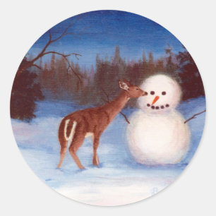 Neugierigkeitsaufkleber Runder Aufkleber