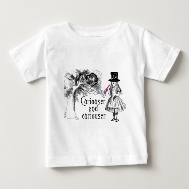 Neugierin Baby T-shirt (Vorderseite)