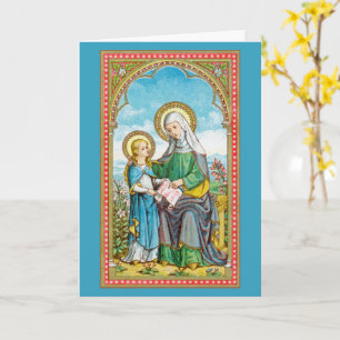 Neugotische Hl. Anna und junge Maria (SAU 29) Karte