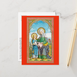 Neugotische St. Anne und junge Maria (SAU 29) Postkarte