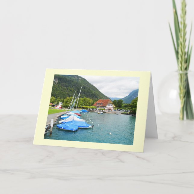 Neuhaus am Thunersee Karte (Vorderseite)