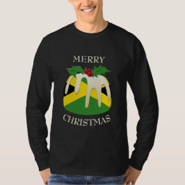 Neuheit | Merry CHRISTMAS | PUDING | Jamaika T-Shirt