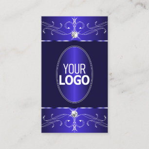 Neuheit Royal Blue Verziert Ornamente mit Logo Chi Visitenkarte