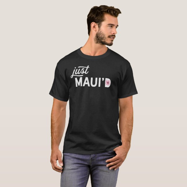 Neuheits-Vintages Hochzeits-Geschenk gerade Maui'd T-Shirt (Vorne ganz)