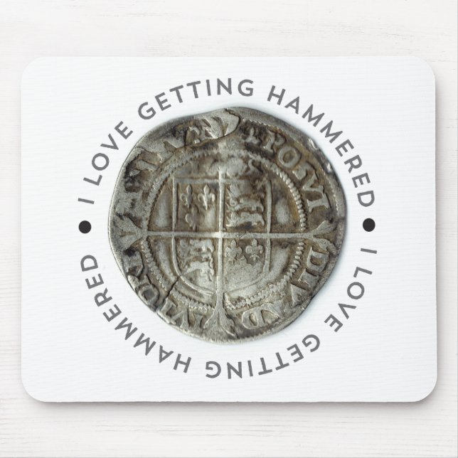 Neuheitsmetall, das Mausunterlage ermittelt Mousepad (Vorne)