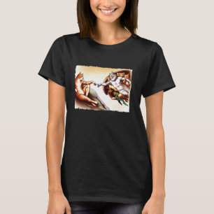 Neuinterpretierte Kitty Cats Schöpfung Malerei Par T-Shirt